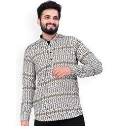 Valencia Fashion Men Ethnic Motifs Printed Indie Prints Kurta-picture-41