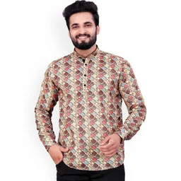 Valencia Fashion Men Ethnic Motifs Printed Indie Prints Kurta-picture-39
