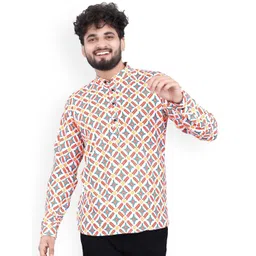 Valencia Fashion Men Ethnic Motifs Printed Indie Prints Kurta-picture-14