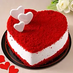 Valentine s Heart Red Velvet Cake Half Kg-picture-11
