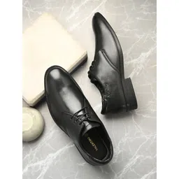 Valentino Men Genuine Leather Lace-Up Formal Derby Shoes-picture-33