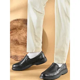 Valentino Men Leather Formal Slip On Shoes-picture-26