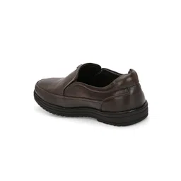 Valentino Men Leather Square Toe Slip Ons image 3