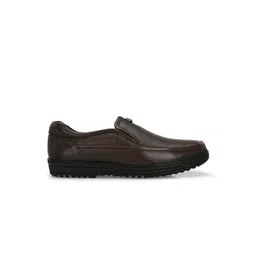 Valentino Men Leather Square Toe Slip Ons image 4