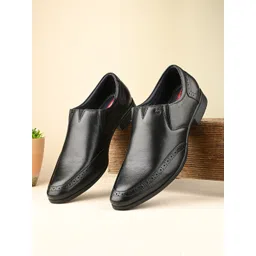 Valentino Men Textured Leather Formal Slip On-picture-11