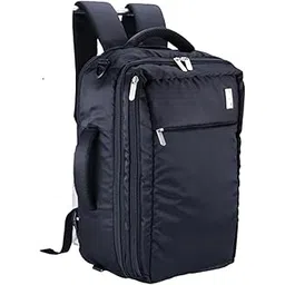 valija Professional Laptop Backpack, 15.6 Inches, Black Polyester, Water-Resistant, 6 Pockets, Padded Adjustable Straps, Business Travel Bag with Laptop Compartment, 45x30x12 cm-picture-42