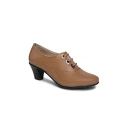 VALIOSAA Beige Block Heels-picture-35
