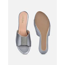 VALIOSAA Embellished Party Wedge Heels image 5