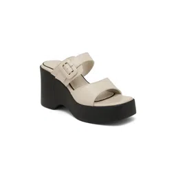 VALIOSAA Wedge Peep Toes with Buckles-picture-41