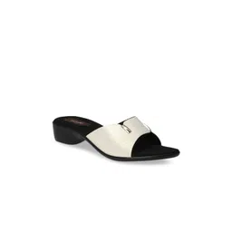 VALIOSAA Women Cream-Coloured Printed Sandals-picture-17