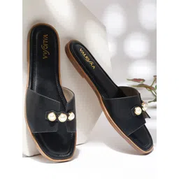 VALIOSAA Women Embellished Open Toe Flats-picture-32