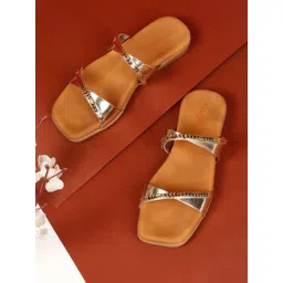 VALIOSAA Women Embellished Party Open Toe Flats-picture-20