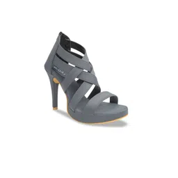 VALIOSAA Women Grey Solid Heels-picture-40
