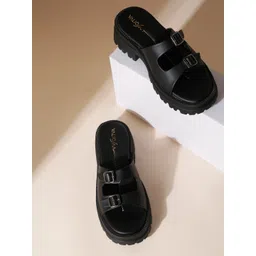 VALIOSAA Women Open Toe Flats with Buckles-picture-13