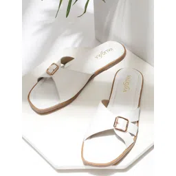 VALIOSAA Women Open Toe Flats with Buckles-picture-17