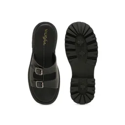 VALIOSAA Women Open Toe Flats with Buckles image 5