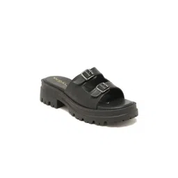 VALIOSAA Women Open Toe Flats with Buckles image 2