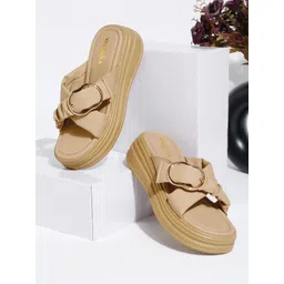 VALIOSAA Women Open Toe Platform Heels Sandals With Buckles-picture-27