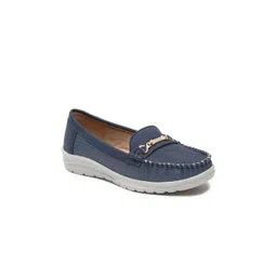 VALIOSAA Women Round Toe Lightweight Horsebit Loafers-picture-28