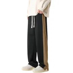 valley Men Striped Black, Brown Track Pants-picture-24