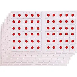 VAMA Fashions Medium Size Round Kumkum Sindoor Bindi Sticker Simple Forehead Dot Bindiya Binds Daily & Festive Set of 6 Cards for Women (6mm Red Kumkum Bindis)-image-30