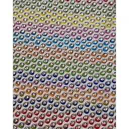 VAMA Fashions Multicolor Crystals Rhinestones Round Shape Flatback Nail Art Craft Decoration Manicure Pedicure DIY Designs Wedding Gems Stone Accessories Sheet for Women & Girls-picture-46