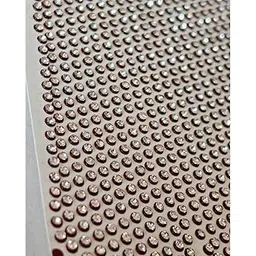 VAMA Fashions White Crystals Rhinestones Round Shape Flatback Maroon Nail Art Craft Decoration Manicure Pedicure DIY Designs Wedding Gems Stone Accessories Sheet for Women & Girls-picture-35