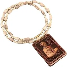 VAMA Original Tulsi Kanthi Mala with Hanuman Ji Locket | Set of 2| Handcrafted Original Tulsi Mala with Hanuman Locket for Strength & Protection-image-29
