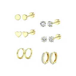 VAMA Geometric Studs Earrings-picture-11