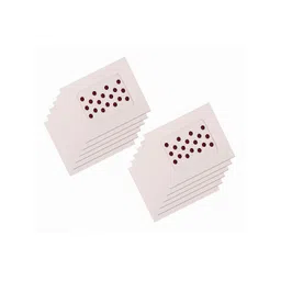 VAMA Set Of 12 Velvet Round Shape Kumkum Bindi - Dark Maroon-image-18