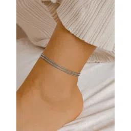 VAMA Silver-Plated Anklet-picture-34