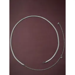 VAMA Silver-Plated Waist Chain Saree Accessories-picture-12