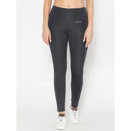 Vami Women Grey Solid Slim Fit Anti Odour Gym Track Pant-picture-18