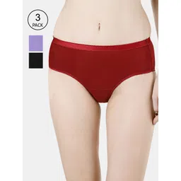 Vami Women Pack of 3 Assorted Basic Briefs VM12001D-S-PO3-picture-11