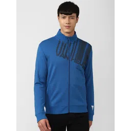 VAN HEUSEN DENIM LABS Men Blue Printed Sweatshirt-image-29