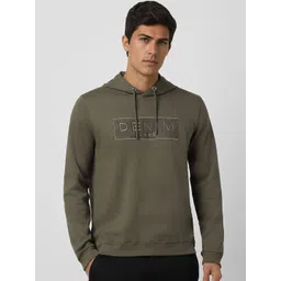 VAN HEUSEN DENIM LABS Men Embroidered Hooded Pullover Sweatshirt-picture-22
