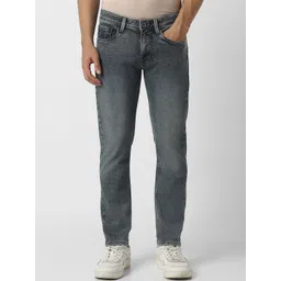 VAN HEUSEN DENIM LABS Men Regular Fit Mid-Rise Heavy Fade Jeans-picture-36