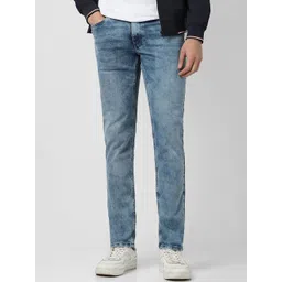 VAN HEUSEN DENIM LABS Men Slim Fit Mid-Rise Heavy Fade Jeans-picture-18