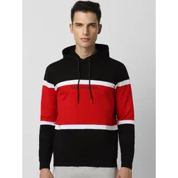 Van Heusen Flex Colourblocked Hooded Pullover Sweatshirt-picture-14