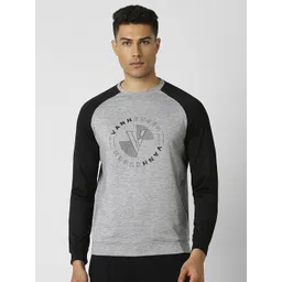 Van Heusen Flex Men Colourblocked Sweatshirt-picture-37