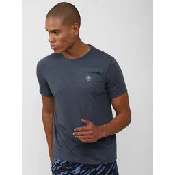 Van Heusen Flex Men Navy Blue Slim Fit Sports T-shirt-picture-22