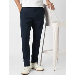 Van Heusen Flex Men Slim Fit Mid-Rise Trousers-picture-26