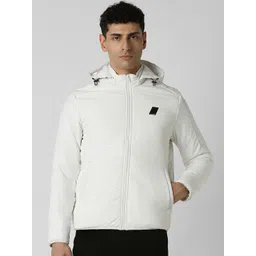 Van Heusen Flex Men Solid Hooded Sporty Jacket-picture-36