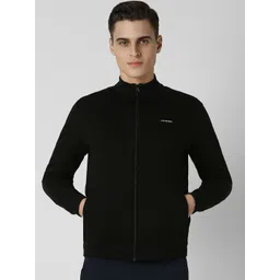 Van Heusen Flex Men Solid Mock Collar Sporty Jacket-picture-39