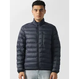 Van Heusen Flex Striped Mock Collar Open Front Jacket-picture-22