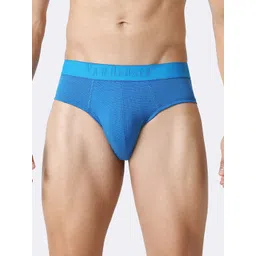 van heusen innerwear Van Heusen Men Bright Blue Solid Colour Fresh Mesh Stretch AIR Series Briefs-picture-24