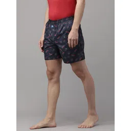 van heusen innerwear Van Heusen Men CPB-55 Allover Print Side Pocket Side Slits Boxer Shorts 8905482033893-picture-7