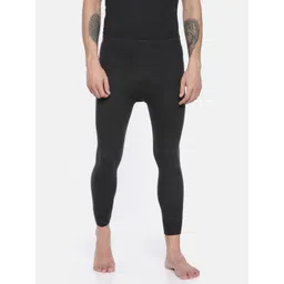 van heusen innerwear Van Heusen Men Grey Solid Antibacterial Snug Fit Thermal Bottom-picture-24