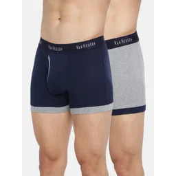 van heusen innerwear Van Heusen Men Pack of 2 Solid Antibacterial Trunks IHETR2CC210044-picture-33