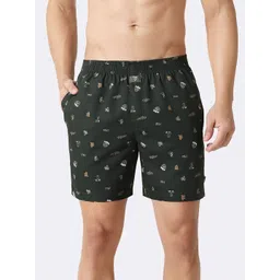 van heusen innerwear Van Heusen Men Printed Elasticized Waistband Printed Boxer Shorts-picture-22